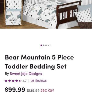 Sweet JoJo Designs Bear Mountain Baby Toddler Bedding